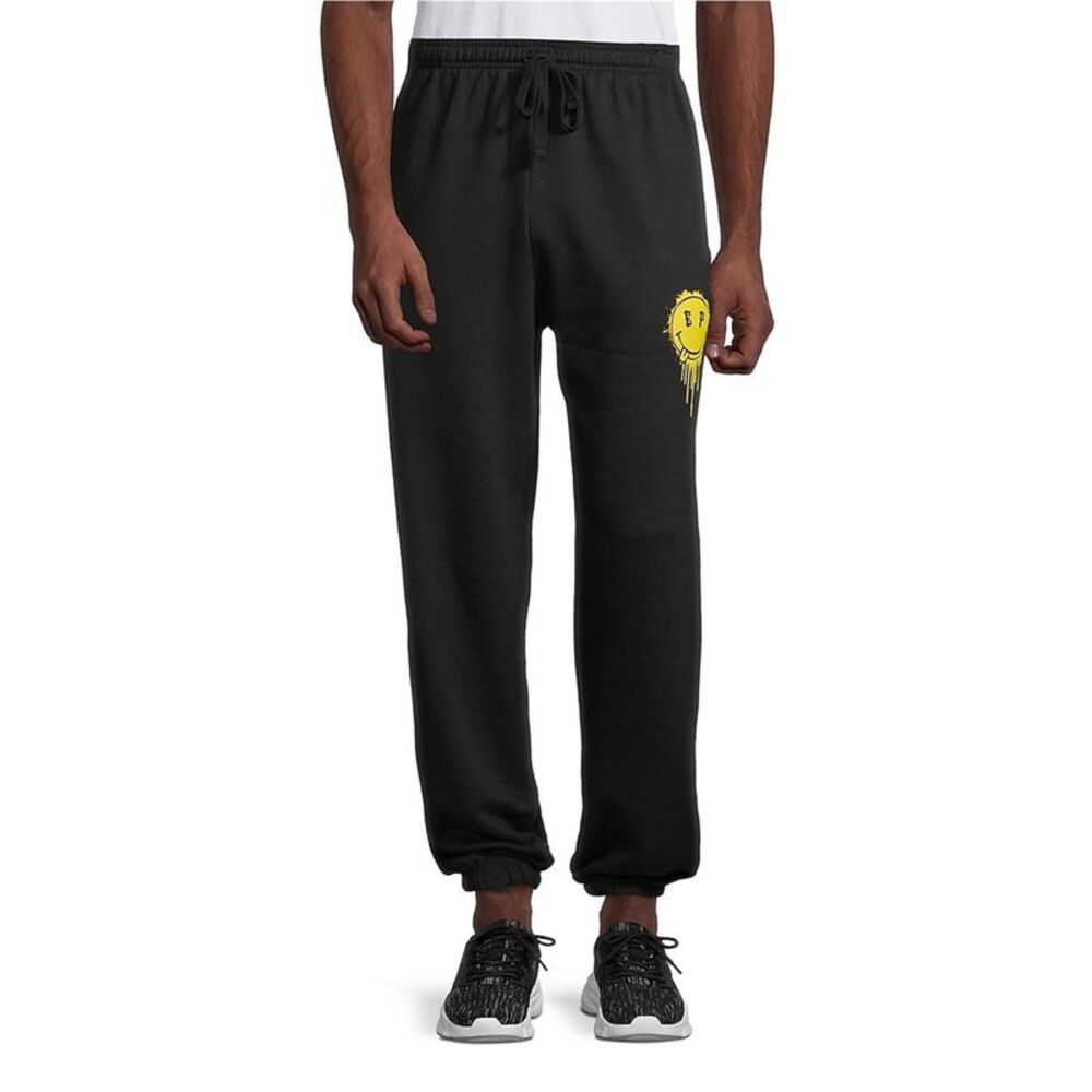 Elevenparis Mens Smiley Straight Leg Jogger Casual Pants, NWT